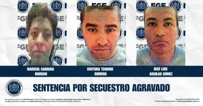 Condenados 72 a�os de prisi�n por secuestro agravado en Tijuana