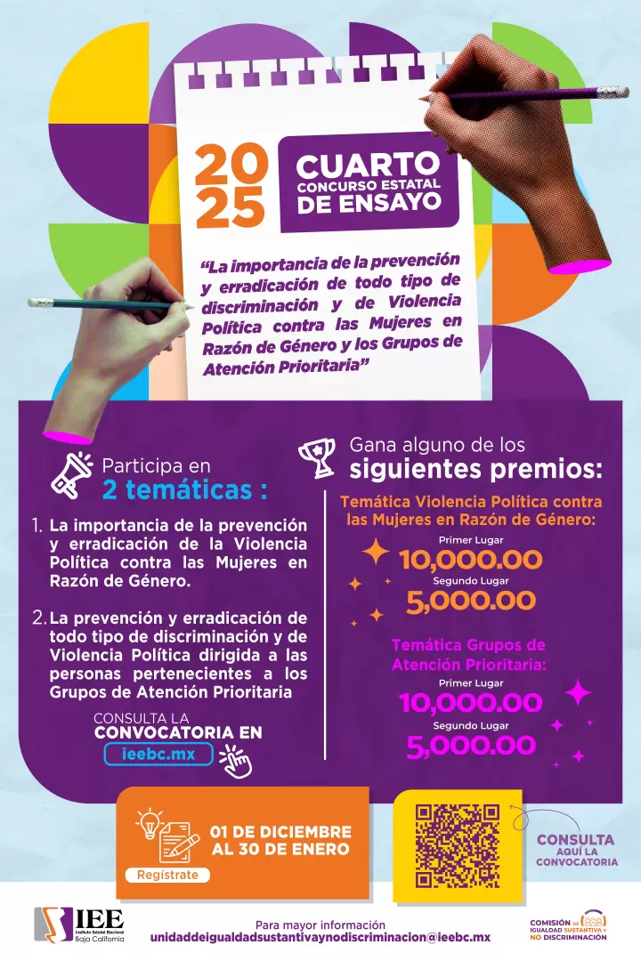 Cuarto Concurso Estatal de Ensayo 2025