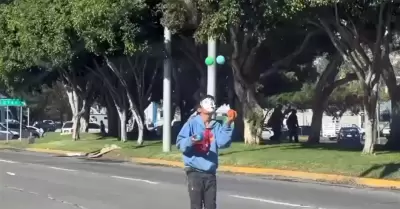 Menor trabajando