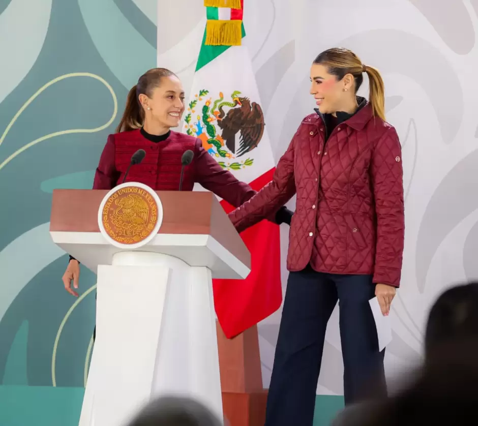 Presidenta Claudia Sheinbaum y Marina del Pilar