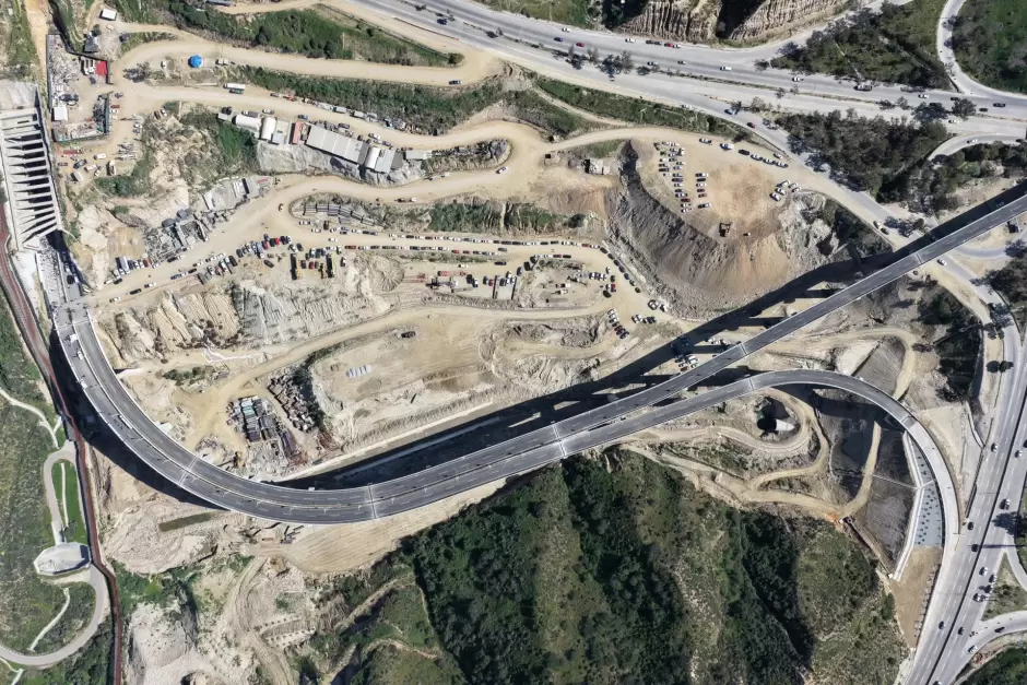 Inauguraci�n de la primera etapa del viaducto elevado de Tijuana