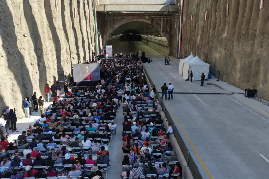 Inauguraci�n de la primera etapa del viaducto elevado de Tijuana