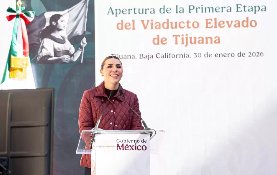 Inauguraci�n del Viaducto Elevado y la Universidad Rosario Castellanos