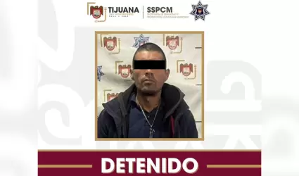 Presunto responsable de robo con violencia