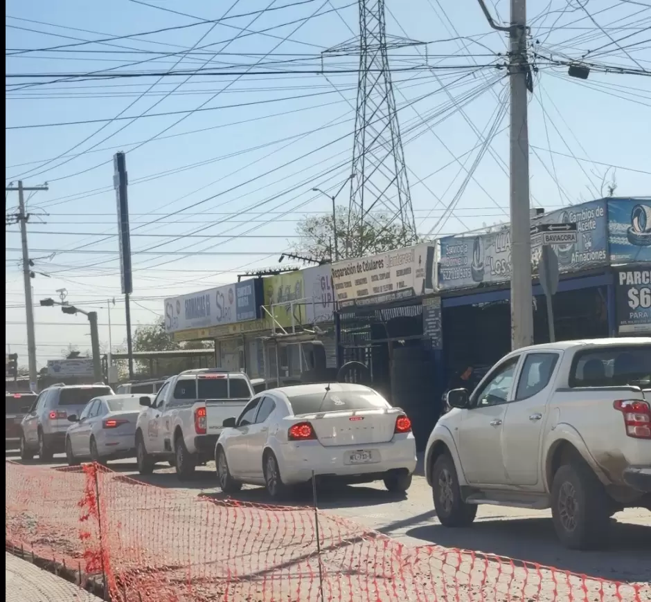 Cierres viales en Hermosillo