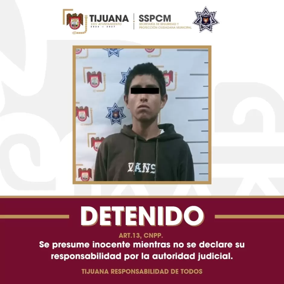 Recapturado responsable de agresi�n con arma blanca, ahora capturado por asalto a transe�nte