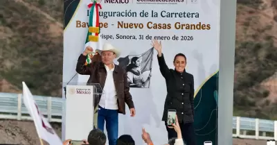 Alfonso Durazo y Claudia Sheinbaum