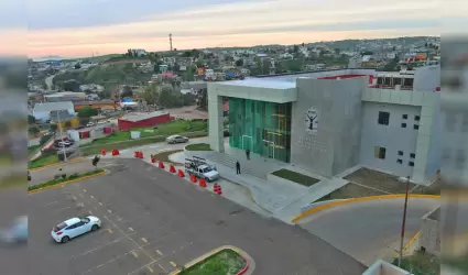 Edificio del Poder Judicial de BC en Rosarito