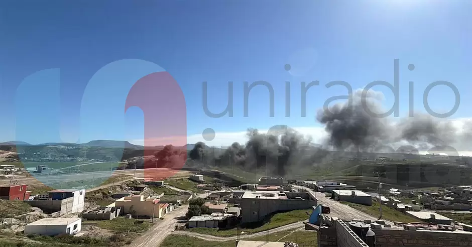 Incendio en ducto de Pemex provoc� evacuaciones preventivas en Rosarito