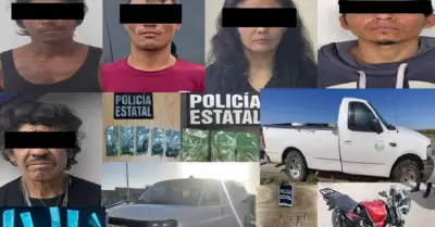Detenidos.