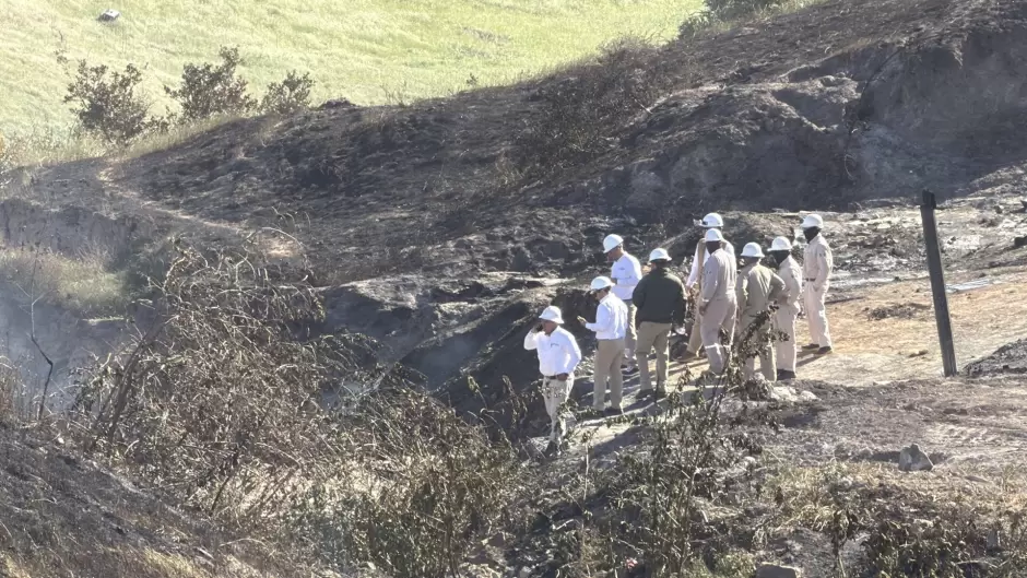 Explosi�n en ducto de Pemex en Rosarito