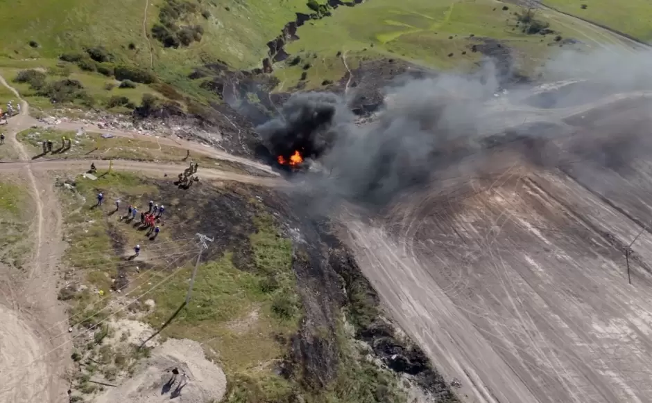 Explosi�n en ducto de Pemex en Rosarito