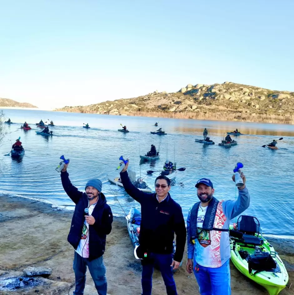 Inicia en la presa "Las Auras" de Tecate el calendario oficial de pesca deportiva Baja California 2026