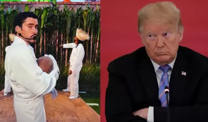 Bad Bunny y Donald Trump