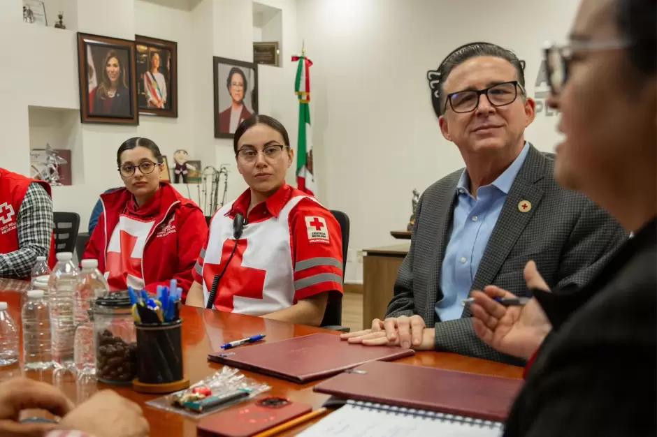 Convenio de colaboraci�n con Cruz Roja Mexicana
