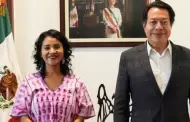 La pedagoga y poeta ind�gena Nadia L�pez Garc�a sustituir� a Marx Arriaga