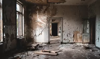 Casa abandonada.