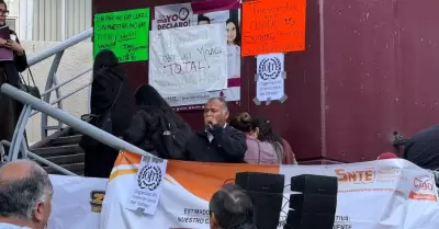 Manifestaci�n de maestros