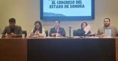 Diputados de oposici�n en el Congreso de Sonora