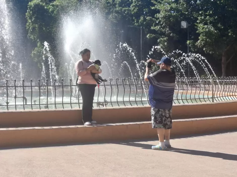Familias en el Parque Madero