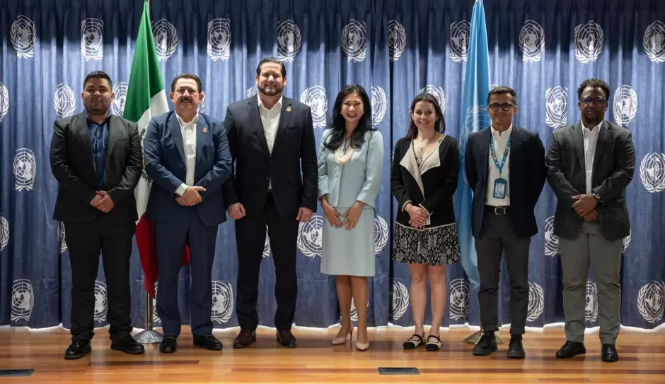 Firma Ismael Burgue�o acuerdo de colaboraci�n con el Programa de las Naciones Unidas para el Desarrollo