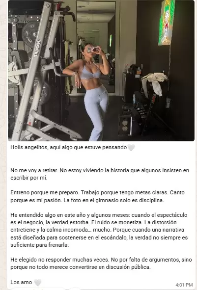 �ngela Aguilar desmiente su retiro de los escenarios