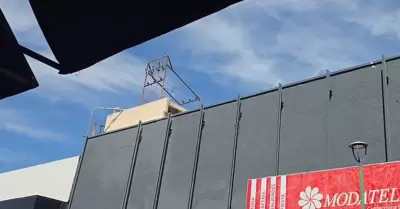 Incidente con transformador en comercio del Centro de Hermosillo