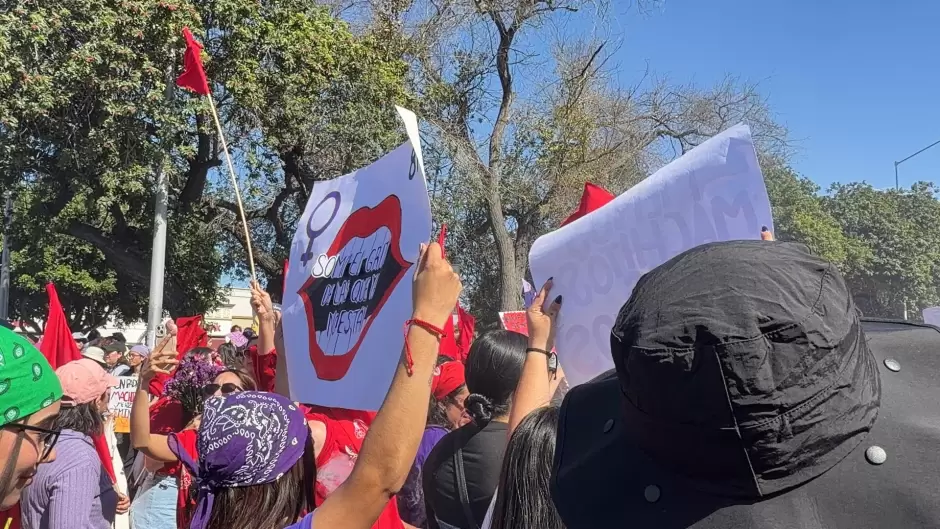 Marcha del 8M contra la violencia