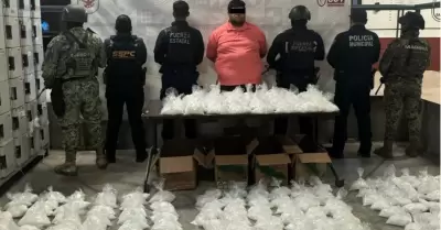 Decomiso de 113 kilos de metanfetamina en Tijuana