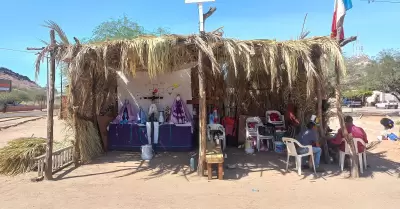 Ramada yaqui en la Hacienda de la Flor