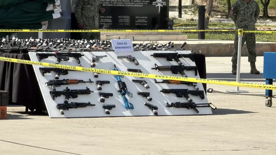 Sedena destruye m�s de 1,700 armas en Tijuana; 70% proven�an de Estados Unidos