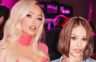 Danna asiste a la fiesta de cumplea�os de Paris Hilton