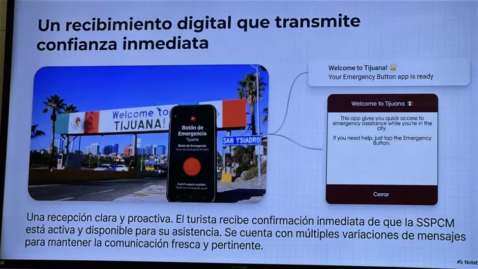 Lanzan App biling�e de seguridad para turismo en Tijuana