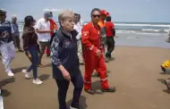 Tras derrame, autoridades supervisan limpieza en playas de Veracruz