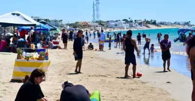 Playa, semana Santa