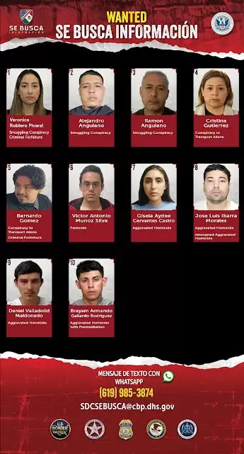 Campa�a binacional busca a traficantes de personas en la frontera Tijuana-San Diego