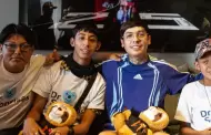 Natanael Cano cumple el sue�o de dos ni�os en tratamiento oncol�gico