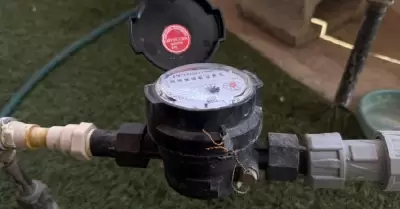 Medidor de agua.