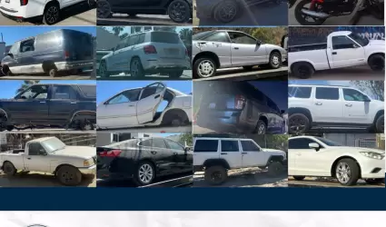 FGE recupera 37 veh�culos con reporte de robo en Tijuana