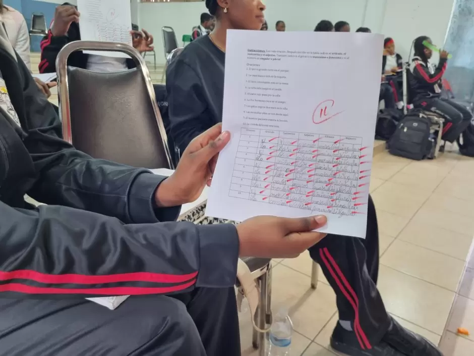 Clases de espa�ol a estudiantes extranjeros migrantes