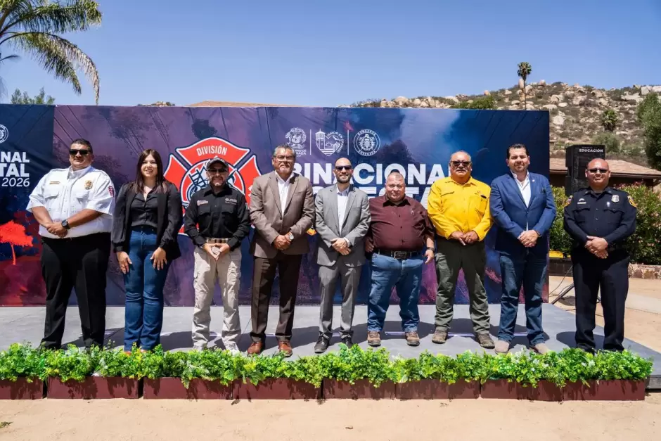 Fortalece Ensenada cooperaci�n internacional en combate a incendios forestales