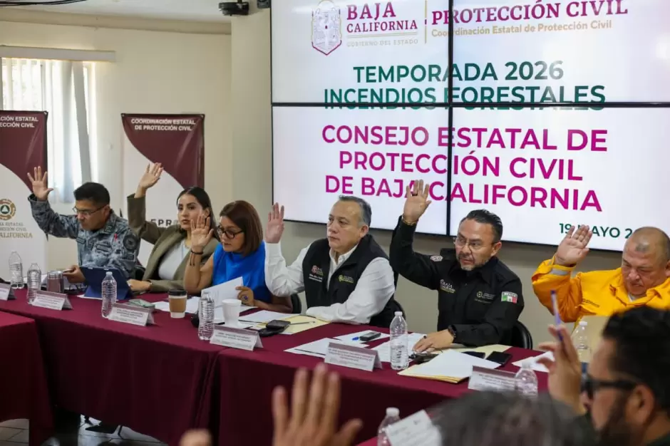 Sesi�n Ordinaria del Consejo Estatal de Protecci�n Civil