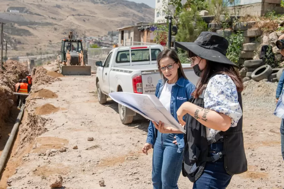 Avances de obra de agua potable en Valle Imperial para atender rezago hist�rico