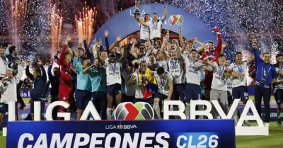 Cruz Azul se corona campe�n del torneo Clausura 2026 de la Liga MX.