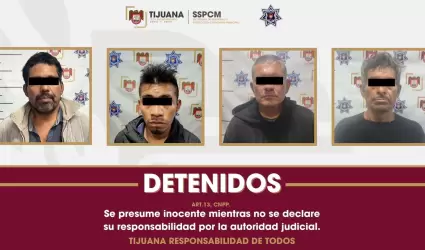 Detenidos por posesi�n de droga durante patrullajes preventivos en Tijuana