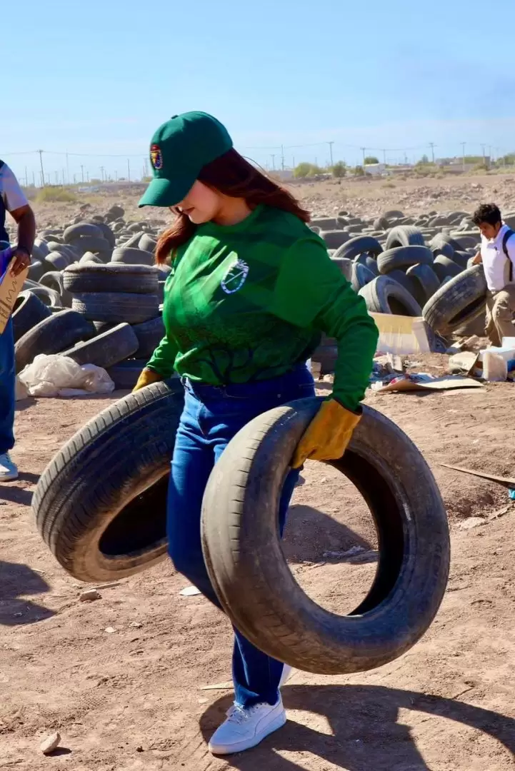 Retiran m�s de mil 300 llantas en jornada ambiental en Mexicali