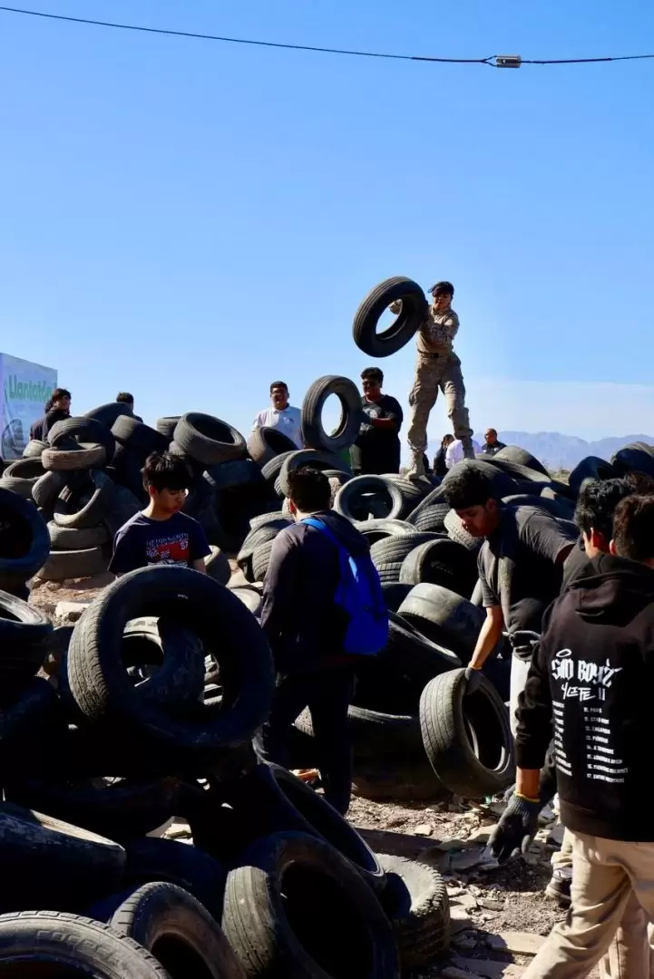 Retiran m�s de mil 300 llantas en jornada ambiental en Mexicali