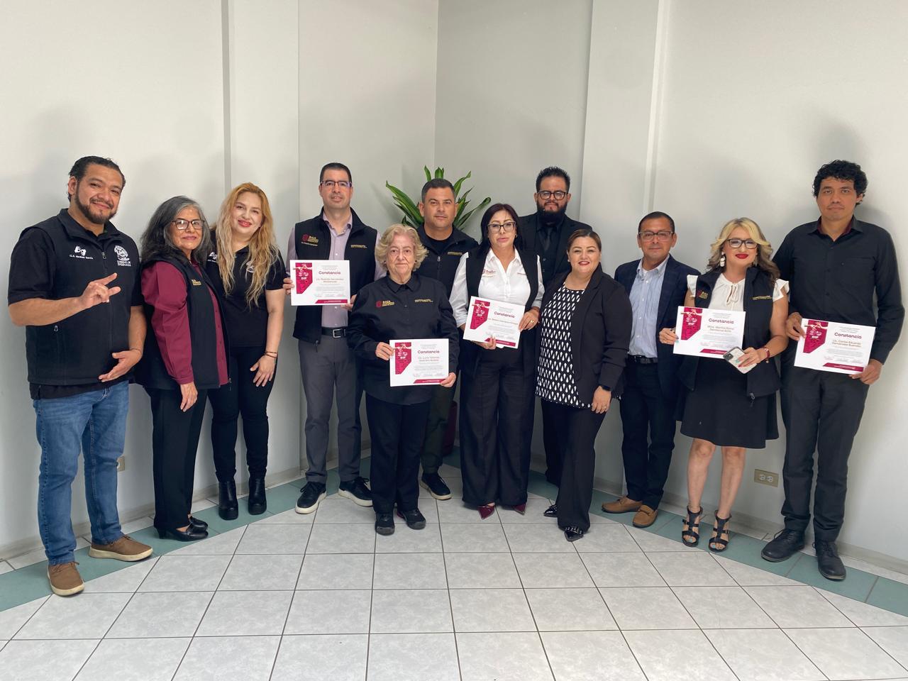 DIF Ensenada Delivers Mexican Sign Language Certificates to Personnel of the Labor Conciliation Center