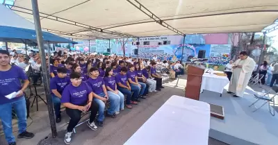Misa en instalaciones de lo que fuera la Guarder�a ABC
