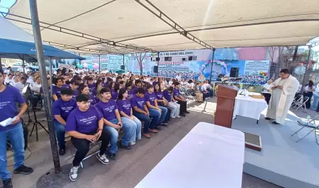 Misa en instalaciones de lo que fuera la Guarder�a ABC